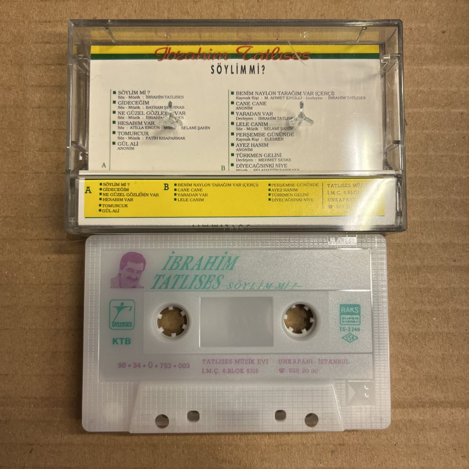İBRAHİM TATLISES - SÖYLİM Mİ? (1990) - KASET 2.EL