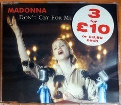 MADONNA - DON'T CRY FOR ME ARGENTINA (1996) SINGLE CD 2.EL