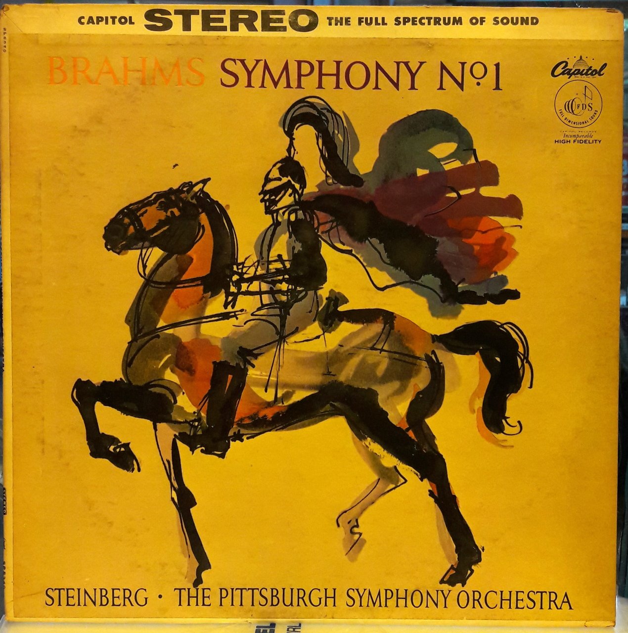 BRAHMS: SYMPHONY NO.1, WILLIAM STEINBERG - PLAK 2.EL