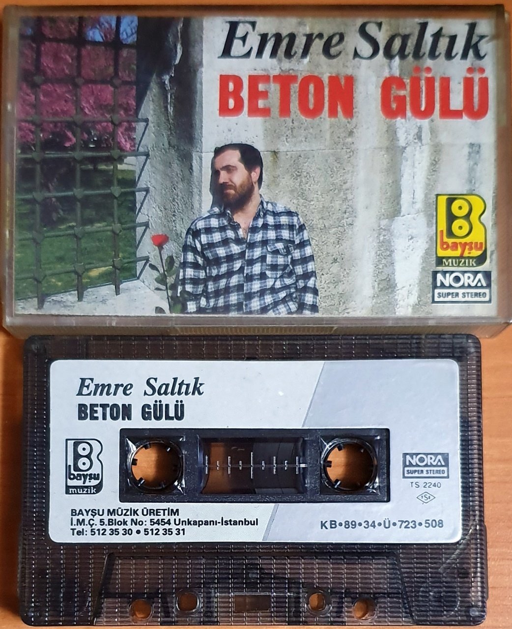 EMRE SALTIK - BETON GÜLÜ (1989) - KASET BAYŞU MÜZİK 2.EL