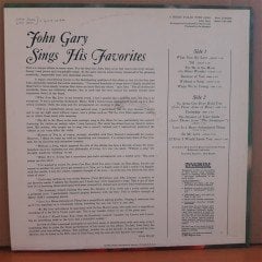 A HEART FILLED WITH SONG - THE BIG VOICE OF JOHN GARY (1966) - LP 2.EL PLAK