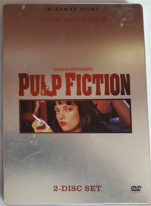 PULP FICTION - UCUZ ROMAN - JOHN TRAVOLTA - SAMUEL L. JACKSON - UMA THURMAN - HARVEY KEITEL - QUENTIN TARANTINO - METAL KUTU 2DVD 2.EL TR ALTYAZI YOKTUR