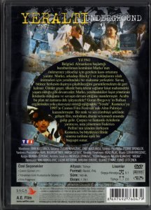 YERALTI - UNDERGROUND - EMIR KUSTURICA - 2DVD 2.EL