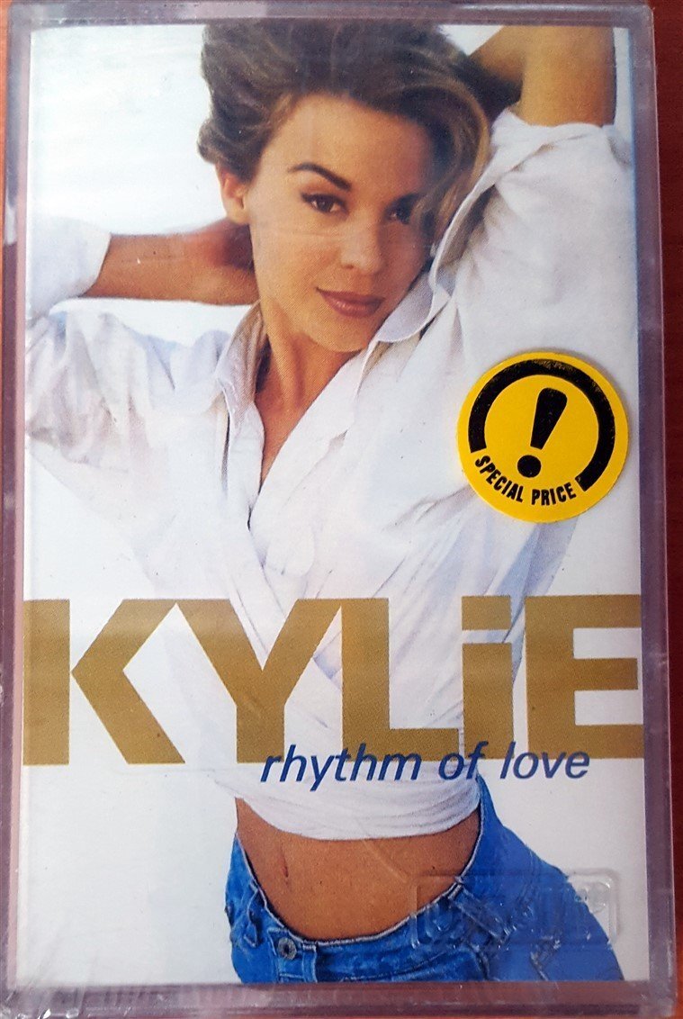 KYLIE MINOGUE - RHYTHM OF LOVE (1991) ALFA CASSETTE MADE IN TURKEY ''NEW'' PAPER LABEL