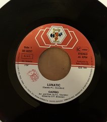 GAZEBO - LUNATIC / LUNATIC (instrumental) 7'' 45 DEVİR 2.EL