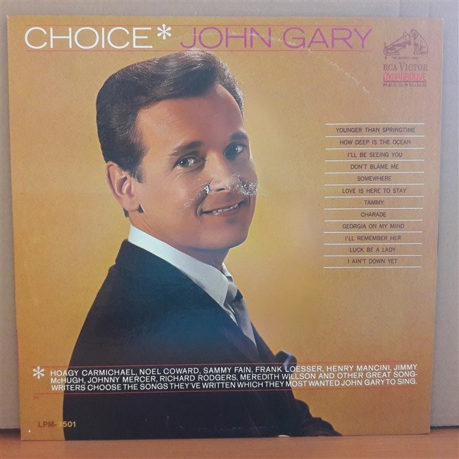 JOHN GARY - CHOICE (1966) - LP 2.EL PLAK