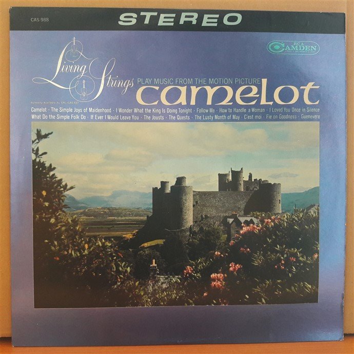 LIVING STRINGS PLAY MUSIC FROM THE MOTION PICTURE CAMELOT (1966) - LP 2.EL PLAK
