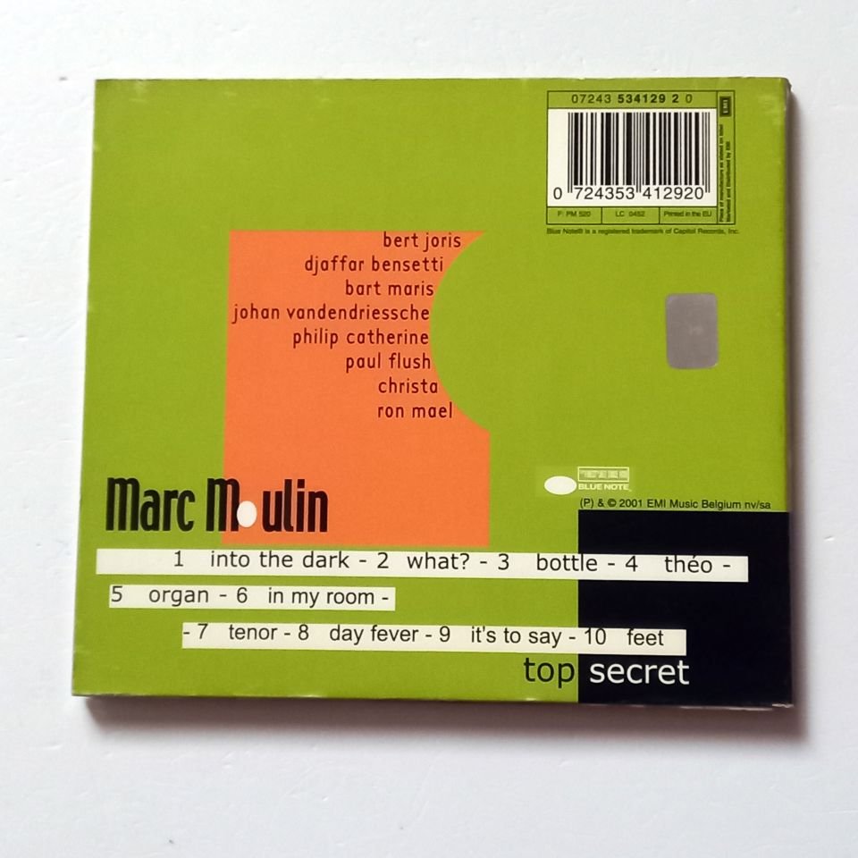 MARC MOULIN – TOP SECRET (2001) - CD DIGIPAK 2.EL