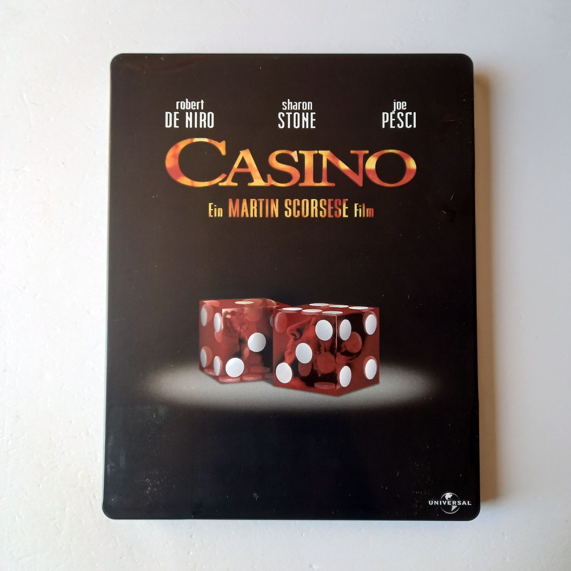 CASINO - ROBERT DE NIRO, SHARON STONE, JOE PESCI - YÖN.: MARTIN SCORSESE - BLU-RAY STEELBOOK METAL KUTU 2.EL TÜRKÇE ALTYAZI YOKTUR