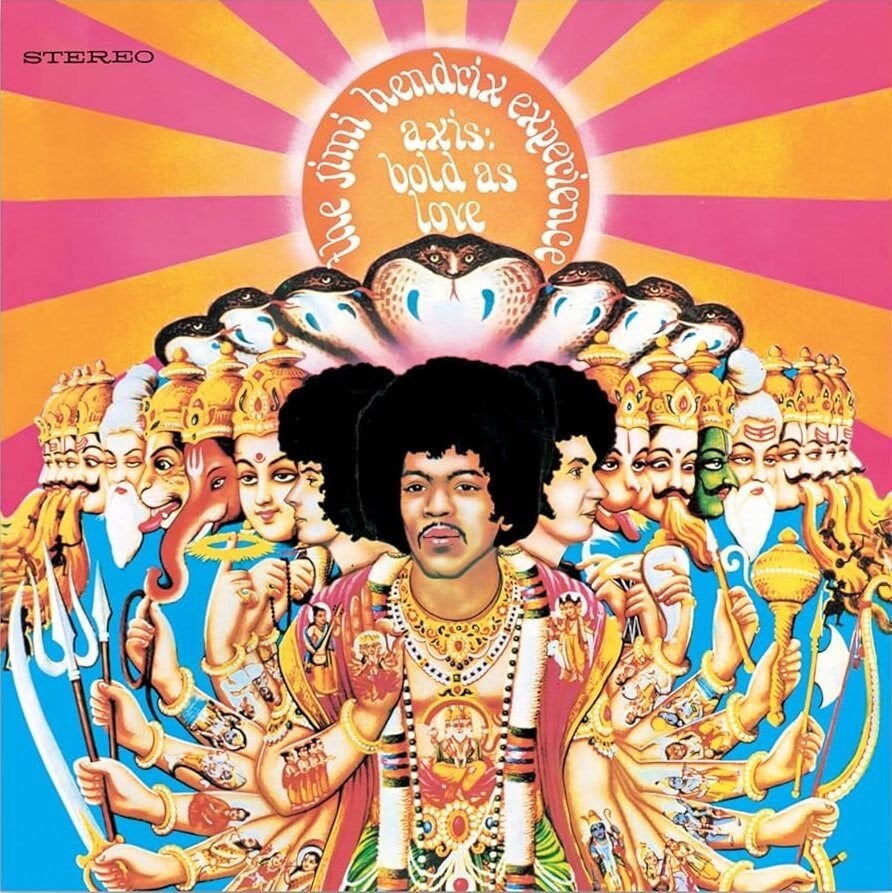THE JIMI HENDRIX EXPERIENCE - AXIS : BOLD AS LOVE (1967) - LP 2025 ELECTRIC ORANGE COLOURED EDITION SIFIR PLAK