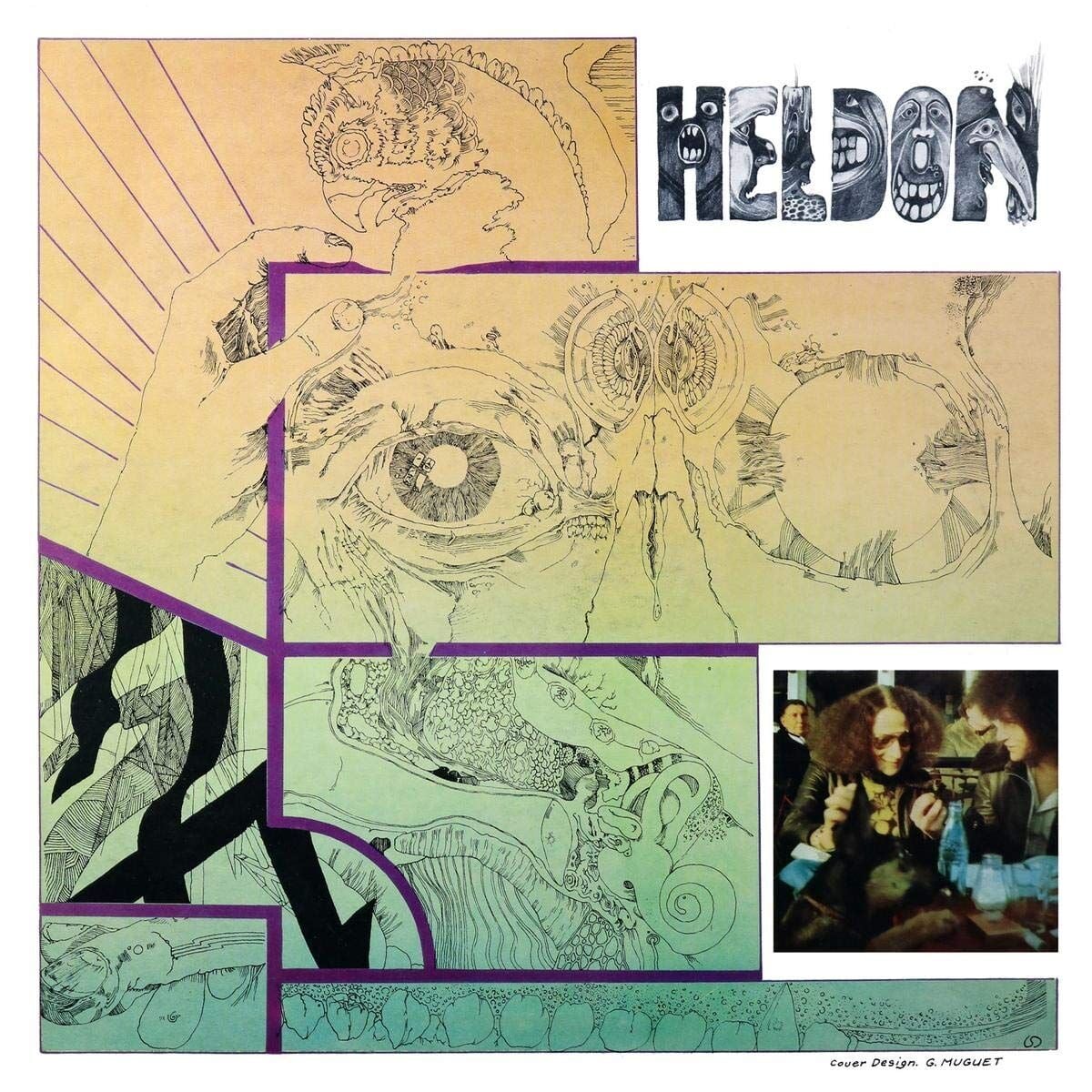 HELDON - ELECTRONIGUE GUERILLA (1974) - LP 2018 EDITION SPACE ROCK , ELECTRONIC , AMBIENT SIFIR PLAK
