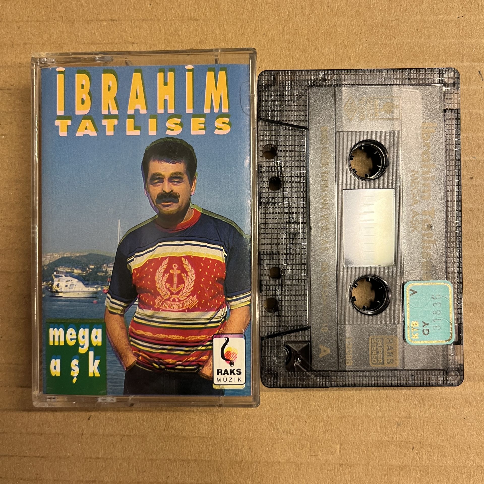 İBRAHİM TATLISES - MEGA AŞK (1993) - KASET 2.EL