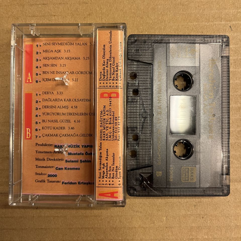 İBRAHİM TATLISES - MEGA AŞK (1993) - KASET 2.EL