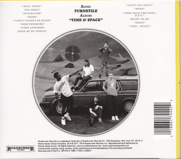 TURNSTILE – TIME & SPACE (2018) - CD DIGISLEEVE AMBALAJINDA SIFIR