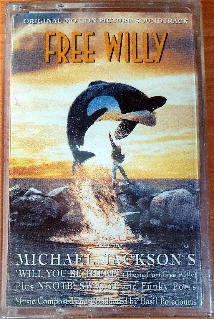 FREE WILLY - SOUNDTRACK MICHAEL JACKSON NKOTB CASSETTE MADE IN TURKEY ''NEW''