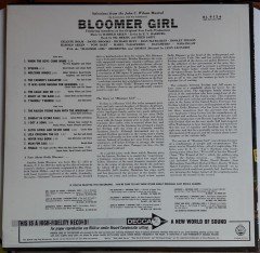 BLOOMER GIRL THE ORIGINAL BROADWAY CAST ALBUM CELESTE HOLM - 2.EL PLAK