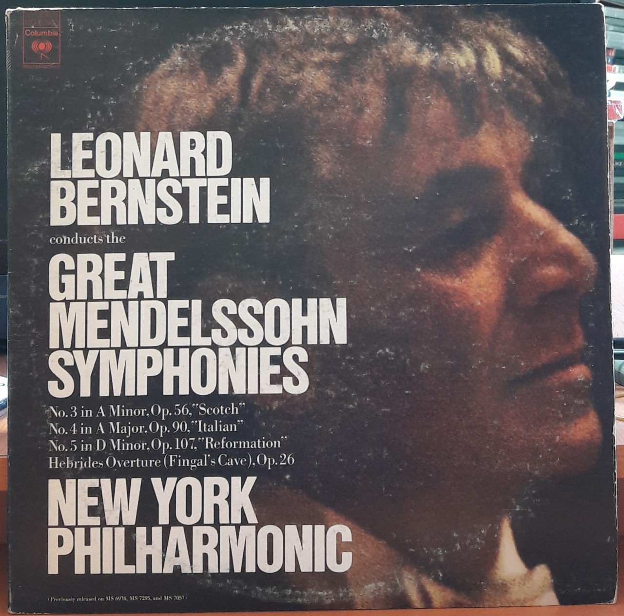 MENDELSSOHN: SYMPHONIES NOS. 3,4 & 5, NEW YORK PHILHARMONIC, LEONARD BERNSTEIN - 2PLAK 2.EL
