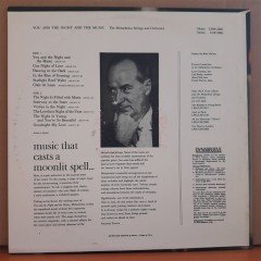 YOU AND THE NIGHT AND THE MUSIC - THE MELACHRINO STRINGS AND ORCHESTRA - LP 2.EL PLAK