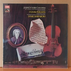 J.S. BACH: VIOLIN CONCERTOS / ITZHAK PERLMAN, DANIEL BARENBOIM (1975) - LP 2.EL PLAK