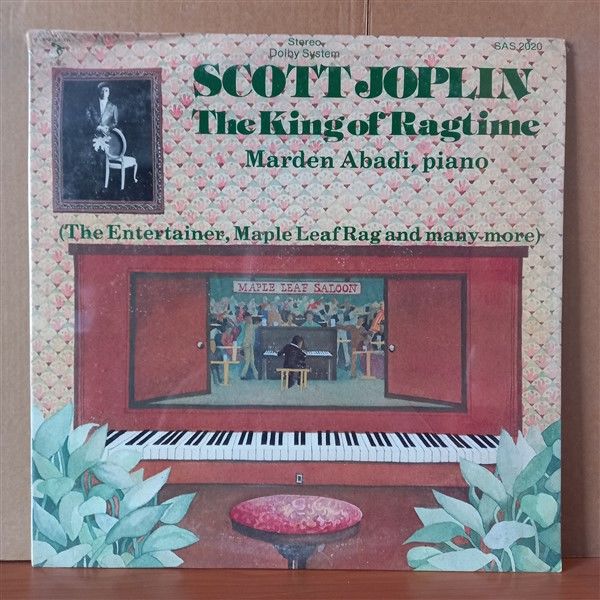 SCOTT JOPLIN / MARDEN ABADI – THE KING OF RAGTIME (1978) - LP DÖNEM BASKISI SIFIR PLAK