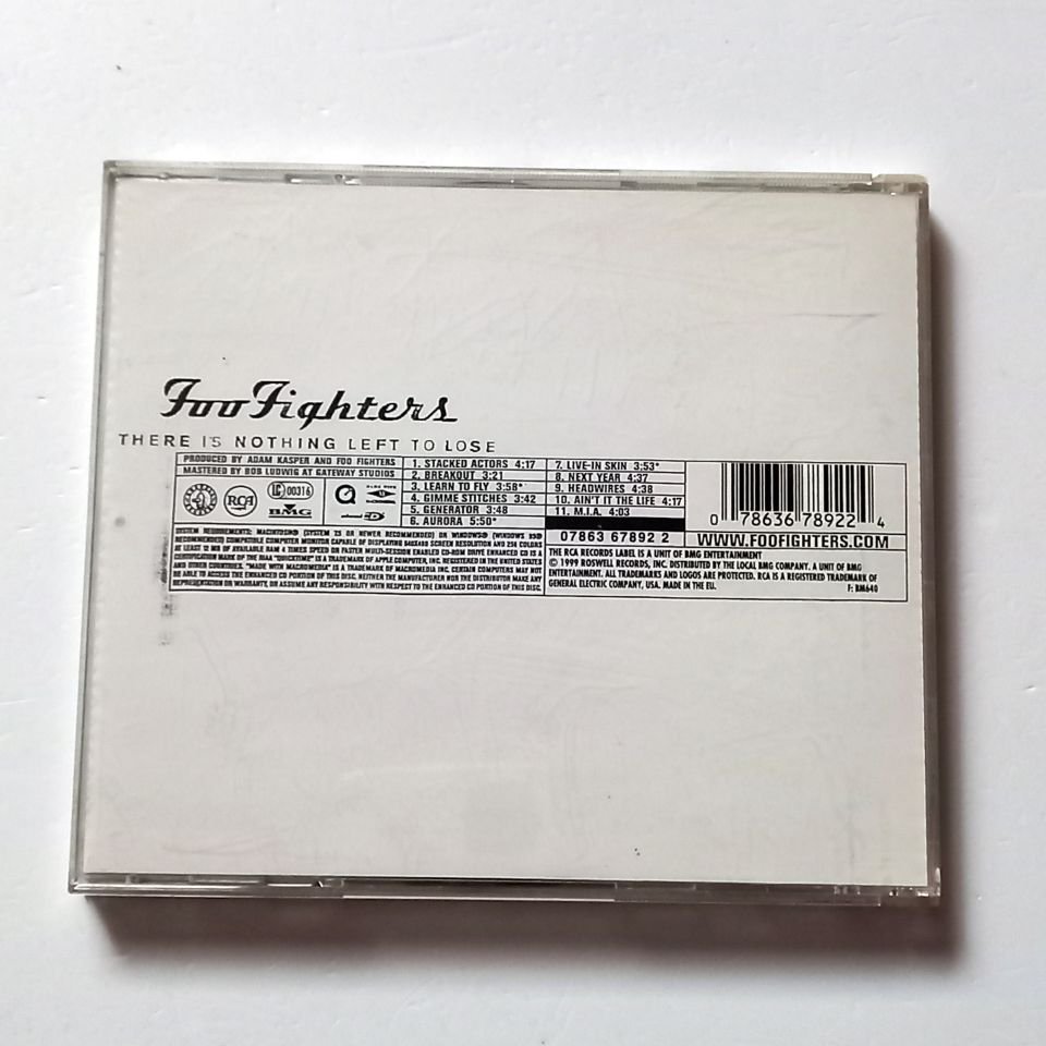 FOO FIGHTERS – THERE IS NOTHING LEFT TO LOSE (1999) - CD  2.EL