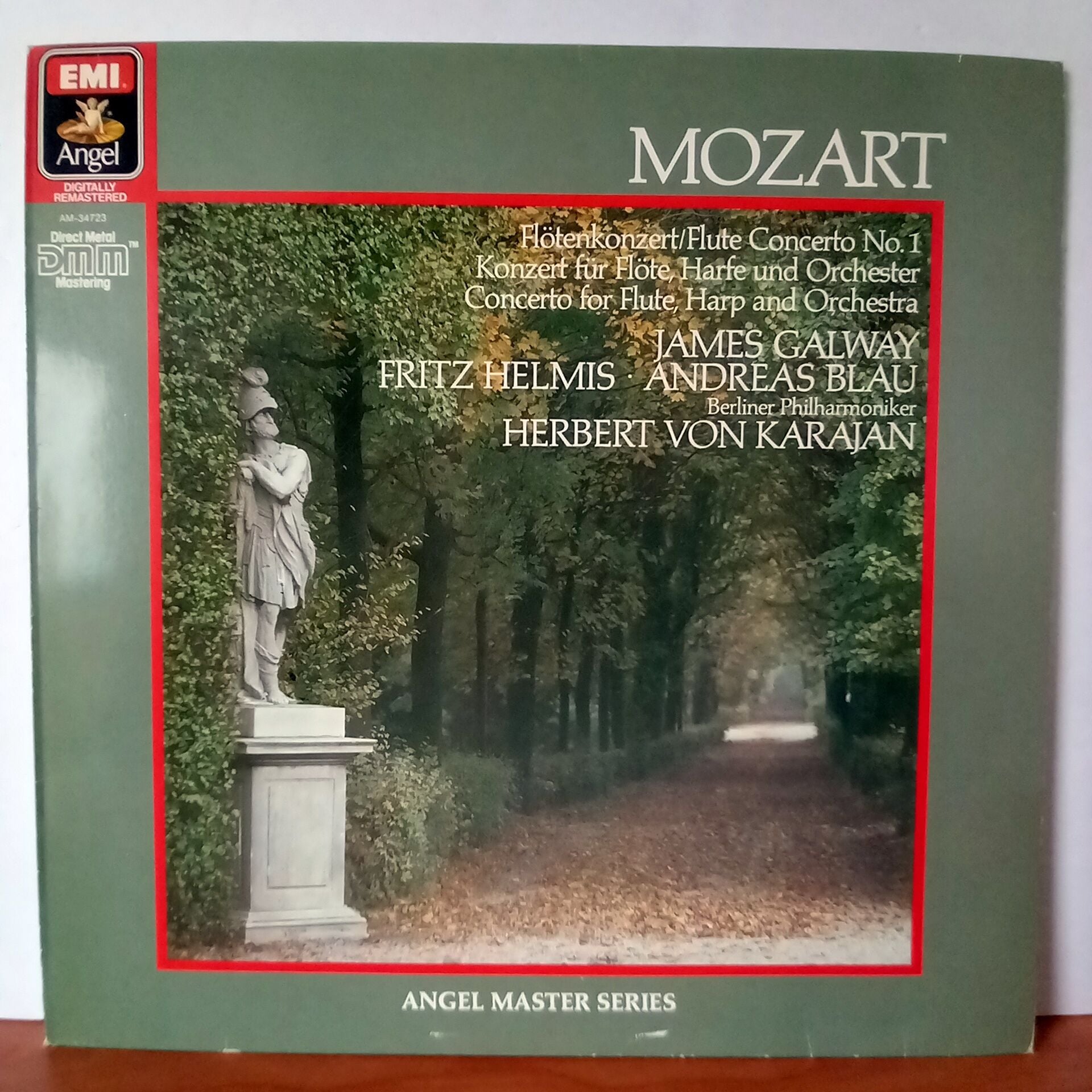 MOZART / KARAJAN CONDUCTS MOZART CONCERTOS / BERLIN PHILHARMONIC ORCHESTRA, ANDREAS BLAU, JAMES GALWAY, FRITZ HELMIS (1972) - LP 2.EL PLAK