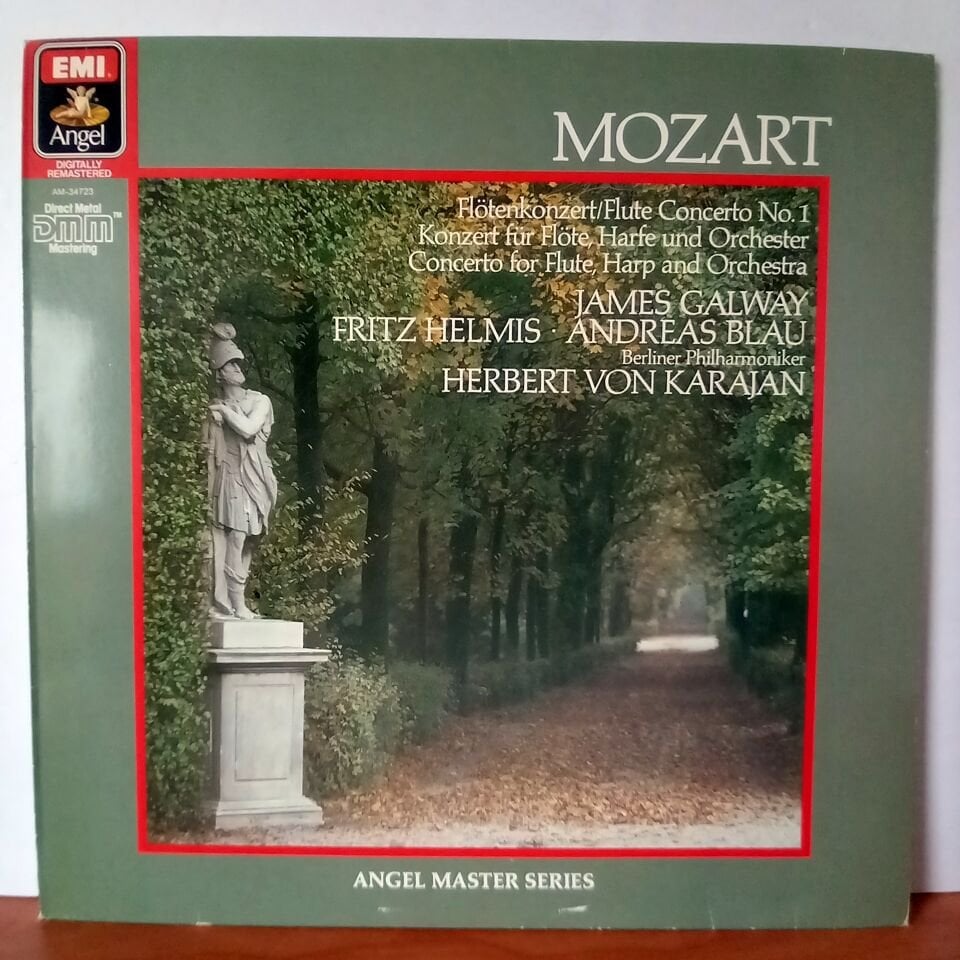 MOZART / KARAJAN CONDUCTS MOZART CONCERTOS / BERLIN PHILHARMONIC ORCHESTRA, ANDREAS BLAU, JAMES GALWAY, FRITZ HELMIS (1972) - LP 2.EL PLAK