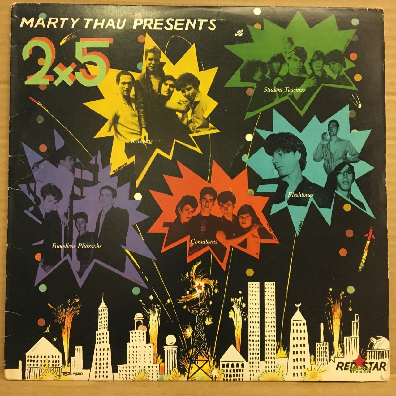 MARTY THAUS PRESENTS 2X5, FLESHTONES, REVELONS, COMATEENS.. (1980) 2.EL PLAK