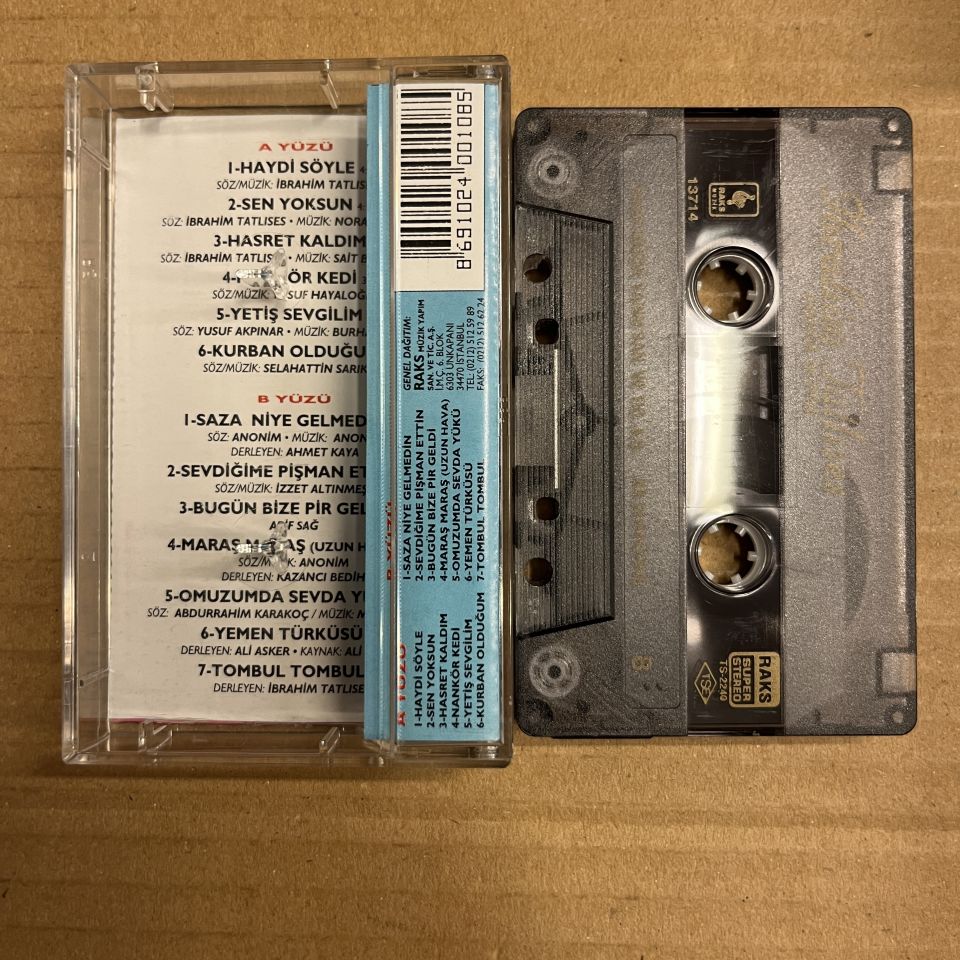 İBRAHİM TATLISES - HAYDİ SÖYLE (1994) - KASET 2.EL