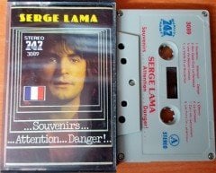 SERGE LAMA - SOUVENIRS ATTENTION DANGER CASSETTE MADE IN SAUDI ARABIA ''USED''