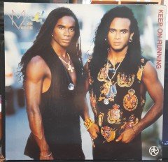 MILLI VANILLI - KEEP ON RUNNING (1990) - 12'' MAXI SINGLE VINYL PLAK 2.EL
