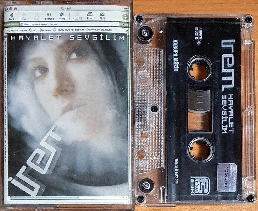 İREM - HAYALET SEVGİLİM (2006) AVRUPA MÜZİK KASET 2.EL