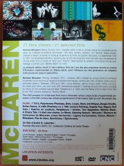 McLAREN 21 FILMS CHOISIS - EXPERIMENTAL FILM COLLECTION NO.2 - DVD 2.EL TR ALTYAZI YOKTUR