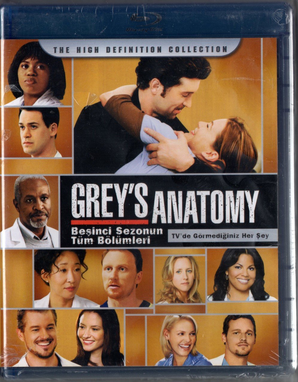 GREY'S ANATOMY BEŞİNCİ SEZONUN TÜM BÖLÜMLERİ - BLU RAY SIFIR
