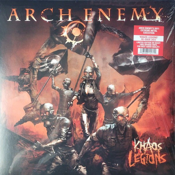 ARCH ENEMY – KHAOS LEGIONS (2011) - LP 2023 REISSUE TURUNCU RENKLİ SIFIR PLAK