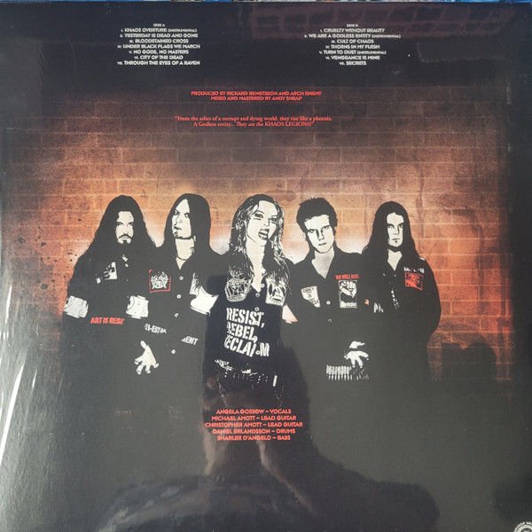 ARCH ENEMY – KHAOS LEGIONS (2011) - LP 2023 REISSUE TURUNCU RENKLİ SIFIR PLAK