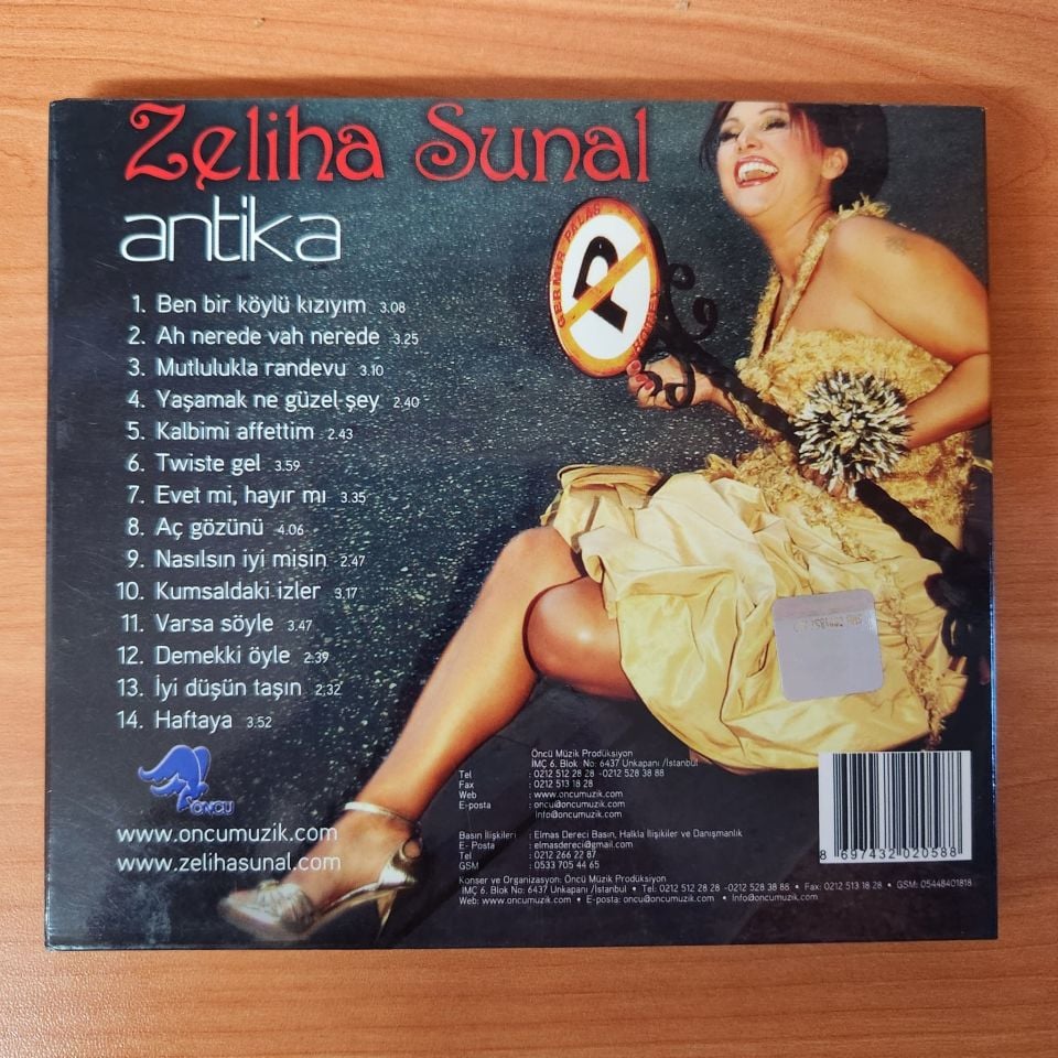 ZELİHA SUNAL - ANTİKA - CD 2.EL