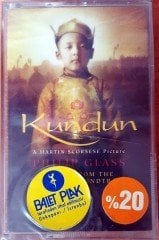 KUNDUN - SOUNDTRACK PHILIP GLASS (1997) CASSETTE MADE IN GERMANY ''NEW''