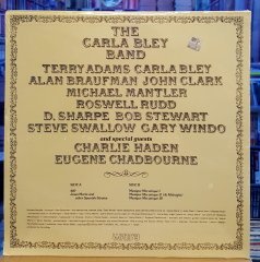 CARLA BLEY BAND - MUSIQUE MECANIQUE (1979) - LP WATT SIFIR PLAK