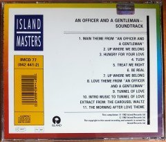 AN OFFICER AND A GENTLEMAN SOUNDTRACK / VAN MORRISON, ZZ TOP, LEE RITENOUR, DIRE STRAITS (1982) ISLAND CD 2.EL