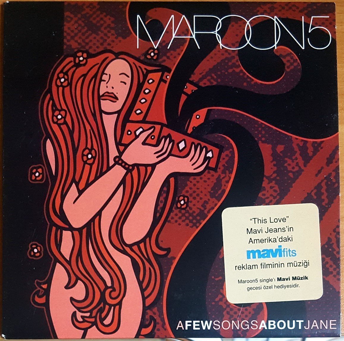 MAROON 5 - A FEW SONGS ABOUT JANE (2002) OCTONE / MAVI JEANS PROMO SINGLE CD 2.EL
