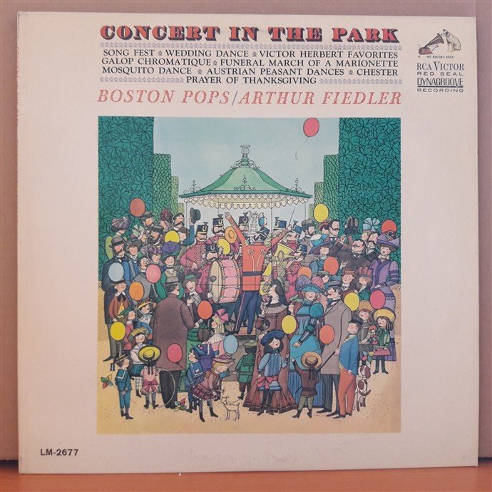 BOSTON POPS ARTHUR FIEDLER - CONCERT IN THE PARK (1963) - LP 2.EL PLAK