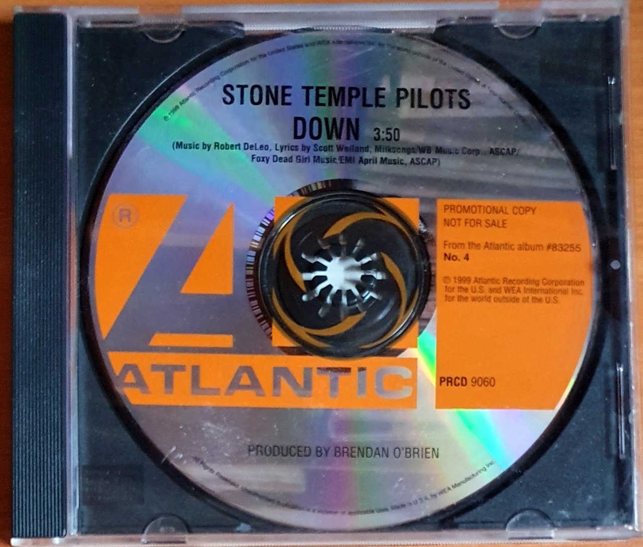 STONE TEMPLE PILOTS - DOWN (1999) - CD PROMO SINGLE 2.EL