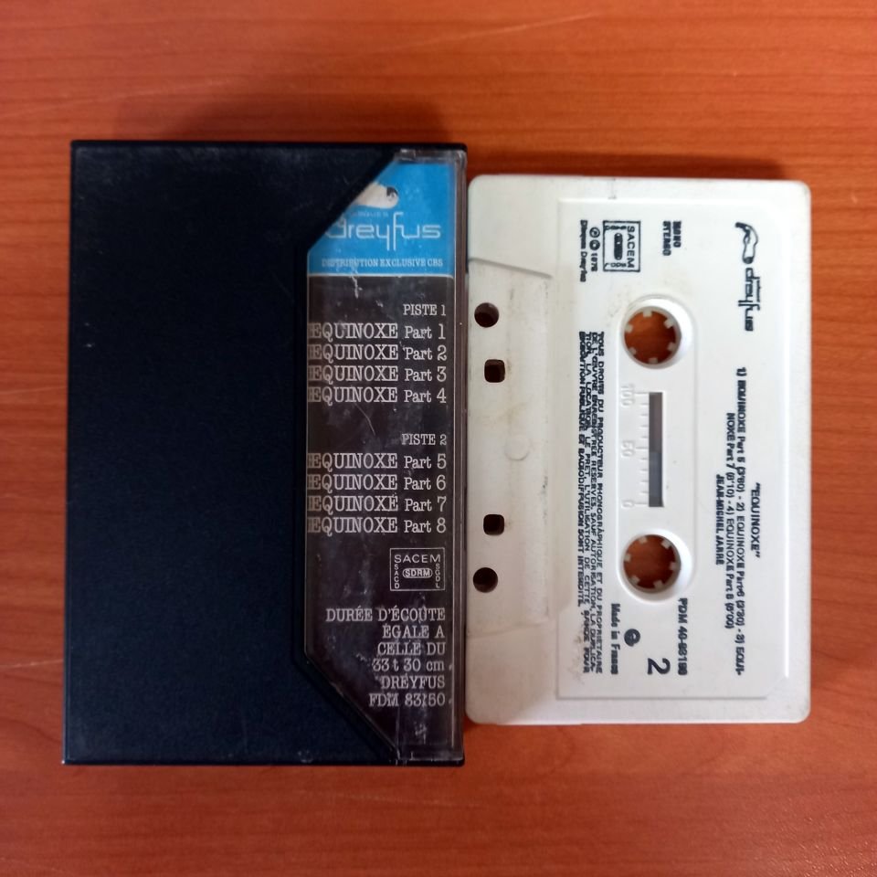 JEAN MICHEL JARRE - EQUINOXE (1978) - KASET MADE IN FRANCE 2.EL