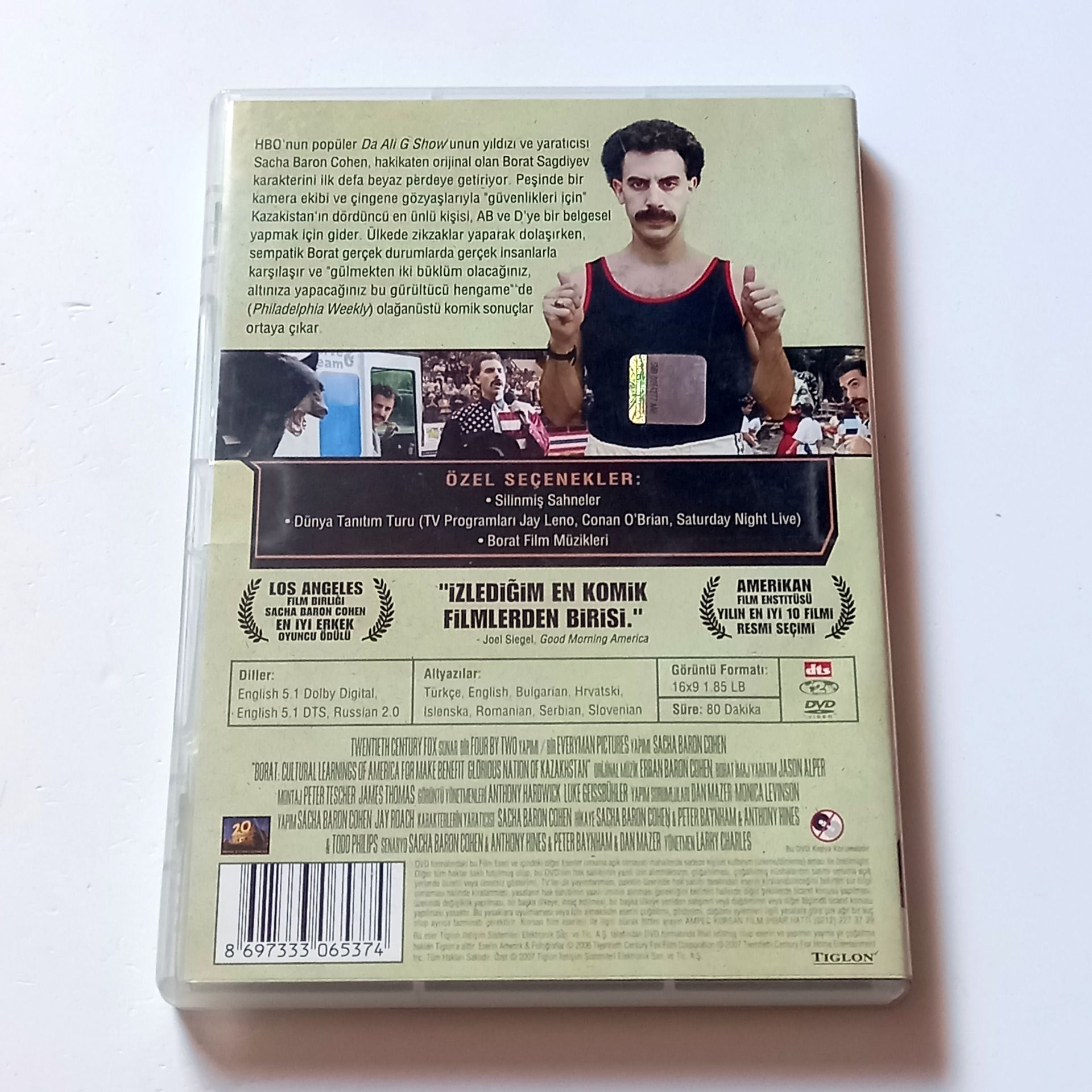 BORAT - SACHA BARON COHEN, YÖN.: LARRY CHARLES - DVD 2.EL