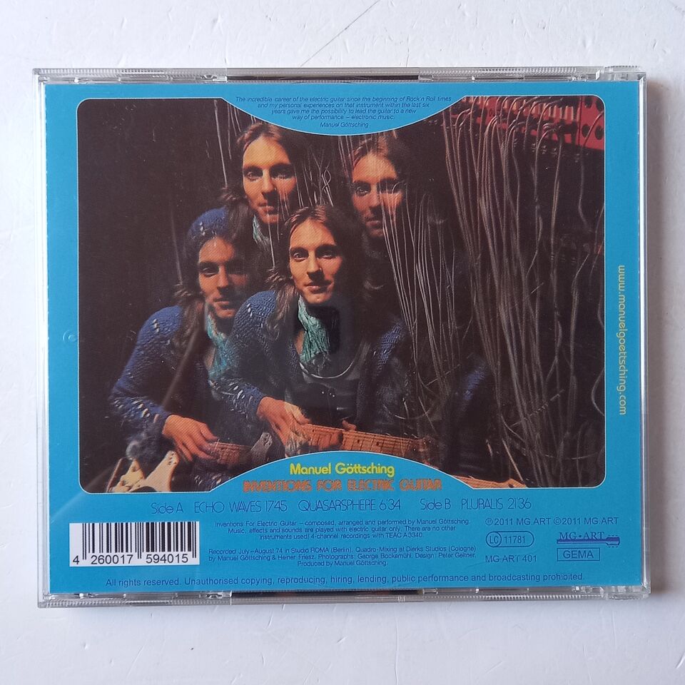 MANUEL GÖTTSCHING – INVENTIONS FOR ELECTRIC GUITAR (1975) - CD 2011 REISSUE REMASTERED 2.EL