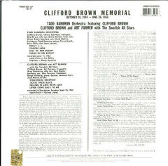 CLIFFORD BROWN - MEMORIAL (1953) - LP 180GR SIFIR PLAK