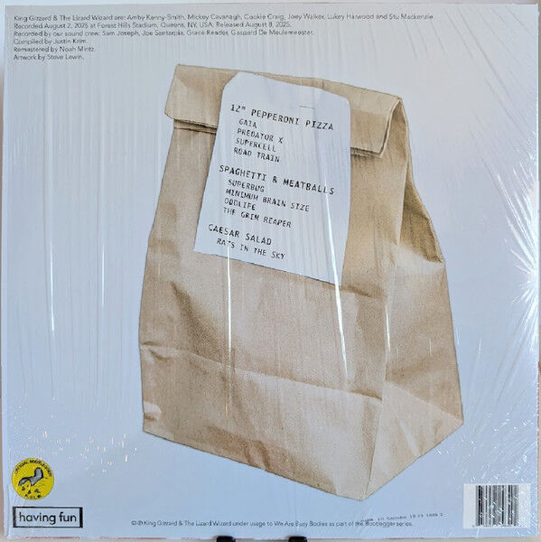 KING GIZZARD AND LIZARD WIZARD - ITALIAN FEAST / LIVE IN NYC '25 (2026) - LP PICTURE DISC + 7'' FLEXI DISC SIFIR PLAK