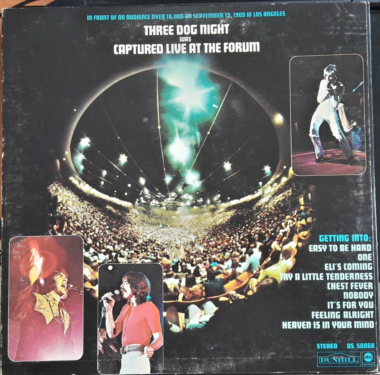 THREE DOG NIGHT - CAPTURED LIVE AT THE FORUM (1972) - 2.EL PLAK