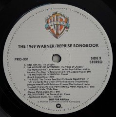 THE 1969 WARNER/REPRISE SONGBOOK (VAN DYKE PARKS,JONI MITCHELL,KINKS,NEIL YOUNG,JETHRO TULL...) - 2.EL 2PLAK PROMOTIONAL COPY